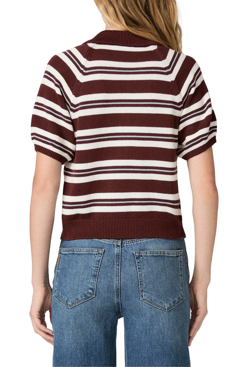Birch Polo Sweater, Alternate, color, GARNET MULTI
