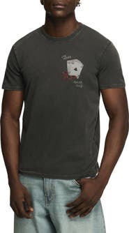 Lucky Brand Vegas Poker Club Cotton Graphic T-Shirt