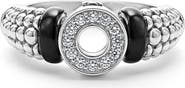 LAGOS Black Caviar Diamond Ring