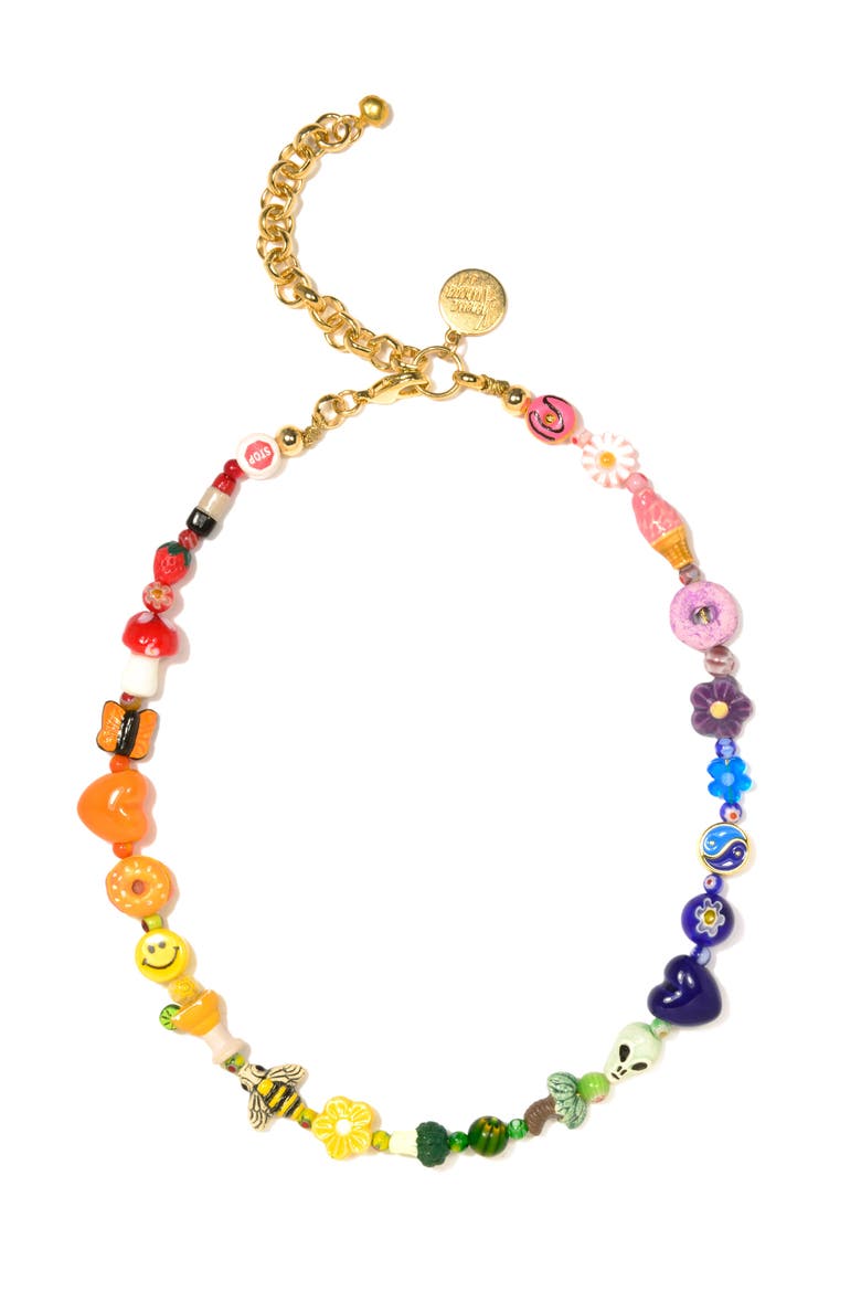Rainbow Surprise Necklace, Main, color, Rainbow