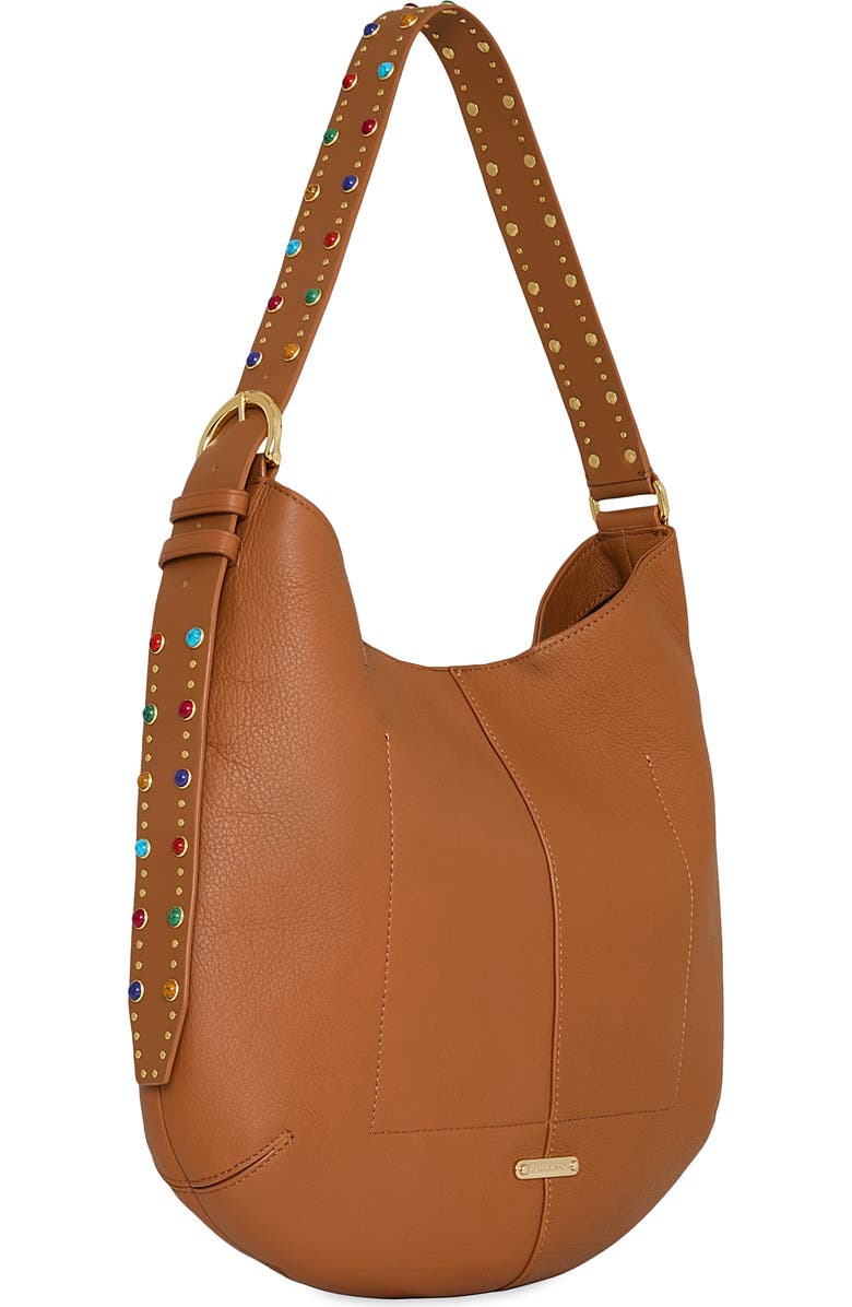 Rebecca Minkoff Naomi Leather Hobo, Alternate, color, Caramello