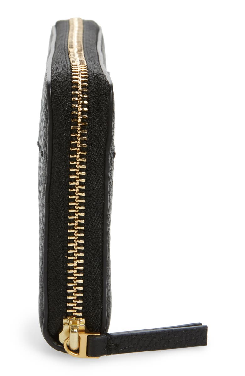 Tory Burch McGraw Leather Continental Zip Wallet, Alternate, color,