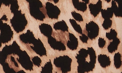 T Tahari Leopard Print Ponte Knit Pencil Skirt In Animal Print