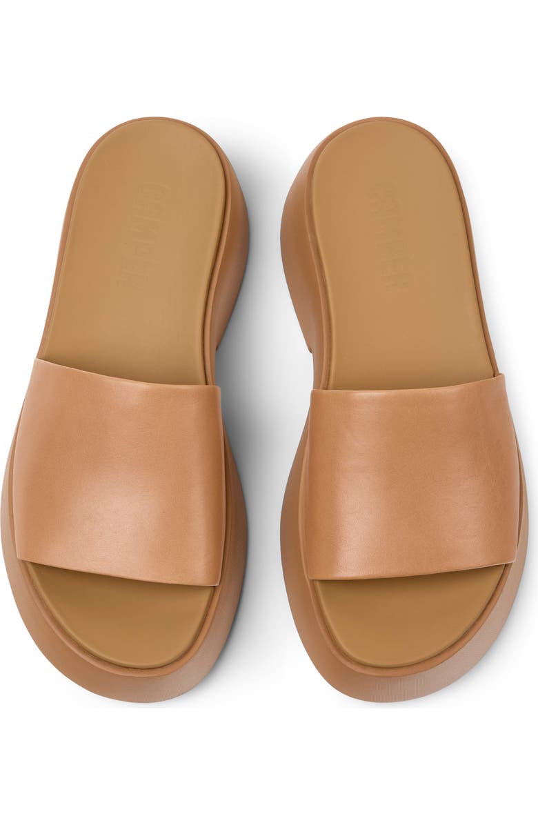 Camper Tasha Platform Slide Sandal, Alternate, color, Beige