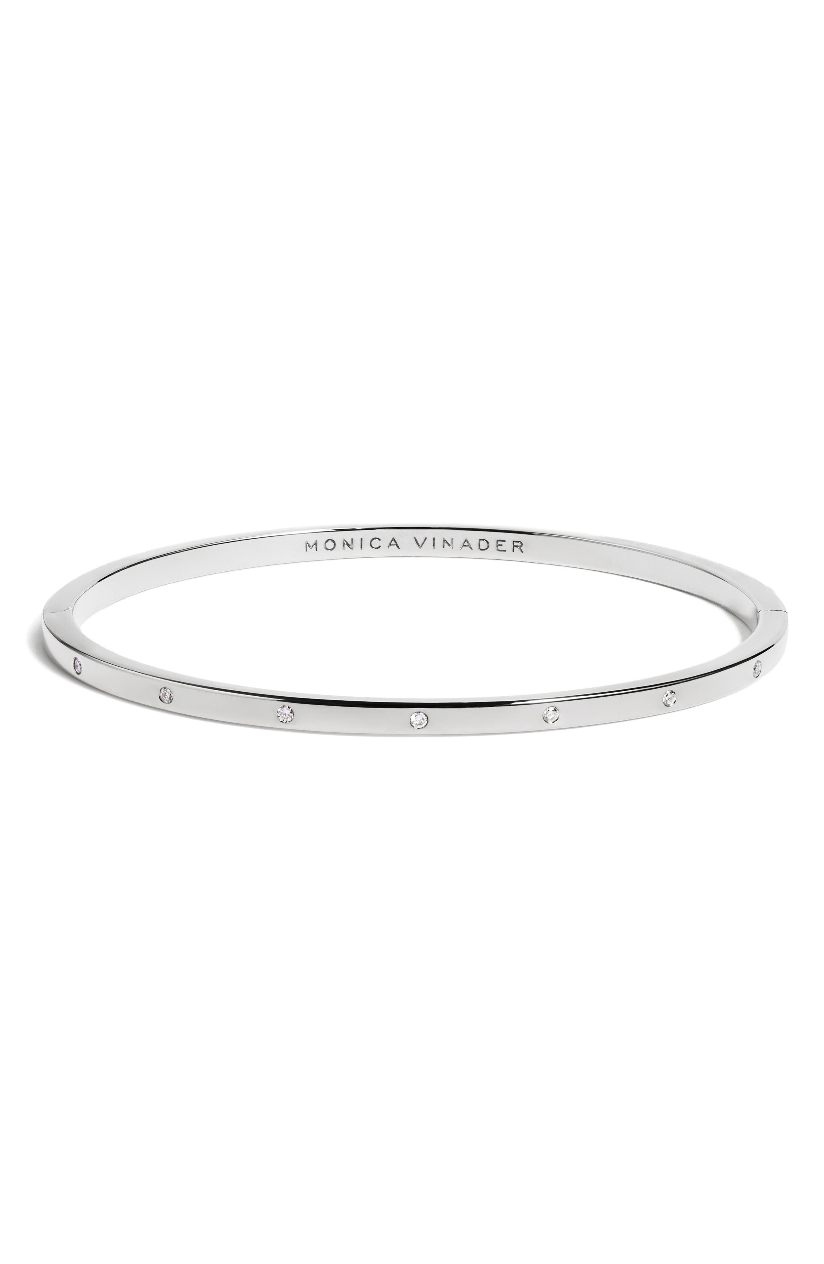 selected STERLING SILVER / DIAMOND