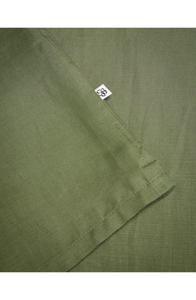 Ted Baker London Wesland Solid Short Sleeve Button-Up Shirt, Alternate, color, 