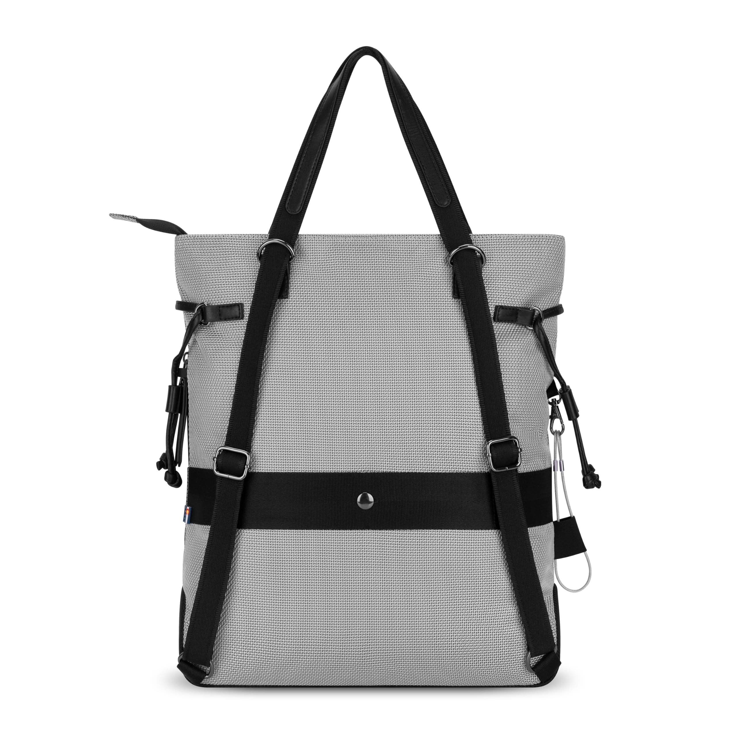 Sherpani Tempest Anti Theft 14L Convertible Backpack Tote, Alternate, color, Sterling