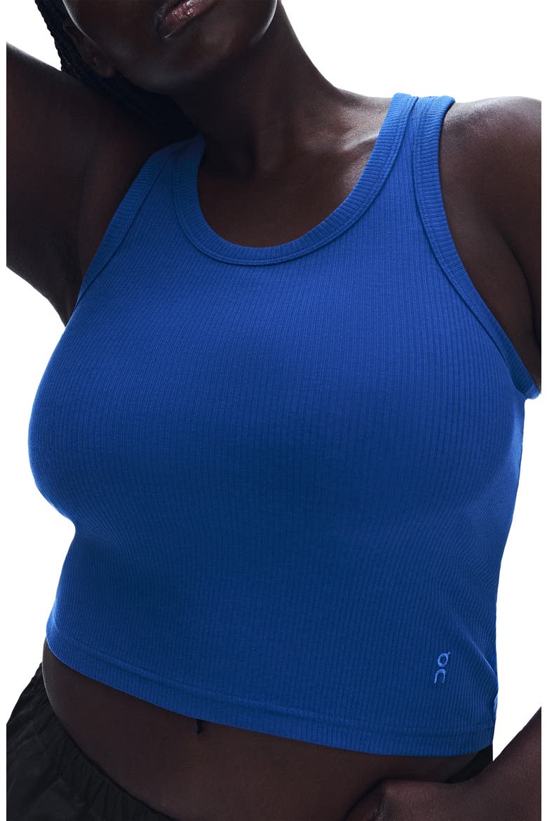x Zendaya All Day Rib Tank, Alternate, color, INDIGO