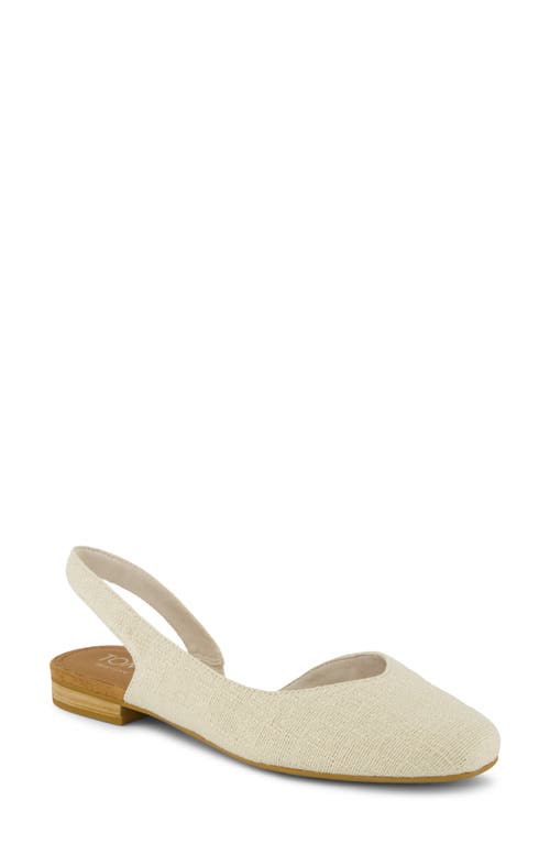 Shop Toms Alene Slingback Half D'orsay Flat