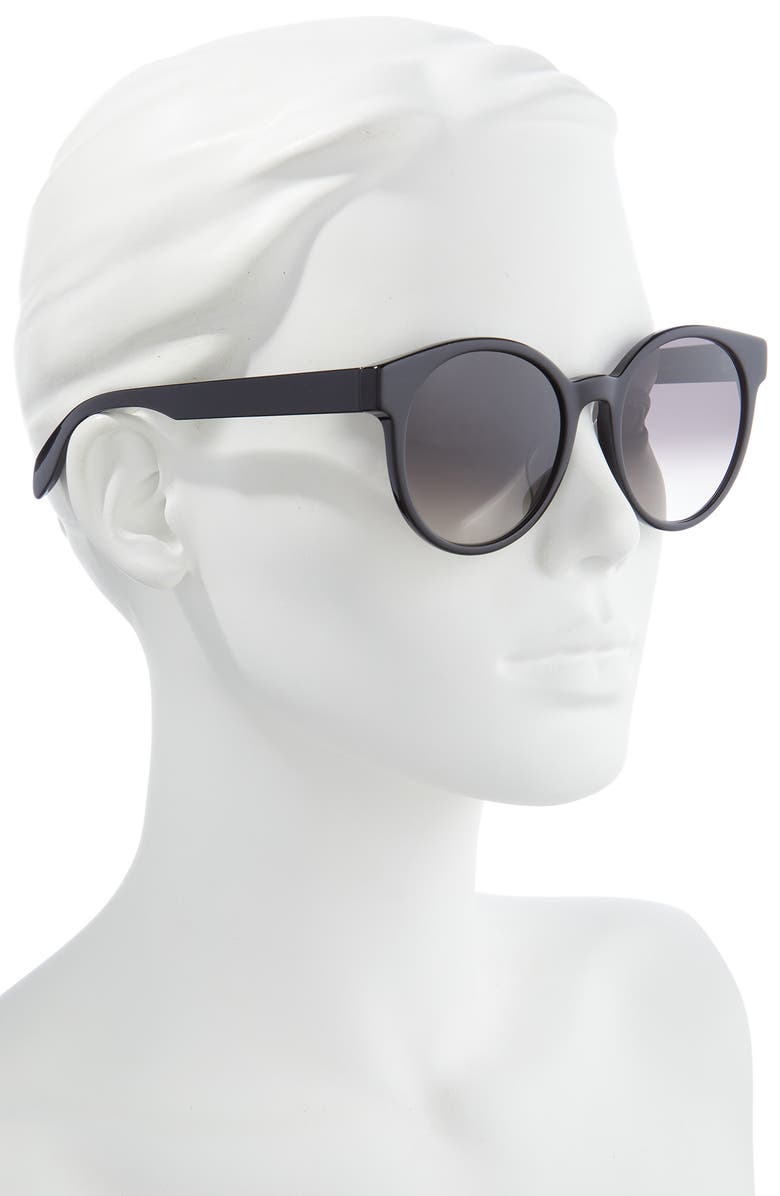McQueen Alexander McQueen 55mm Round Sunglasses, Alternate, color, 