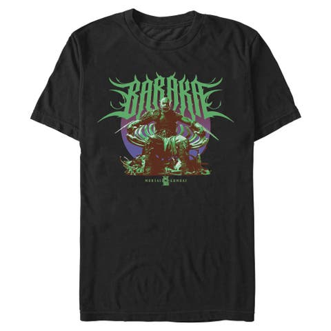 Men's Mortal Kombat II Baraka in Action Pose  Graphic T-Shirt