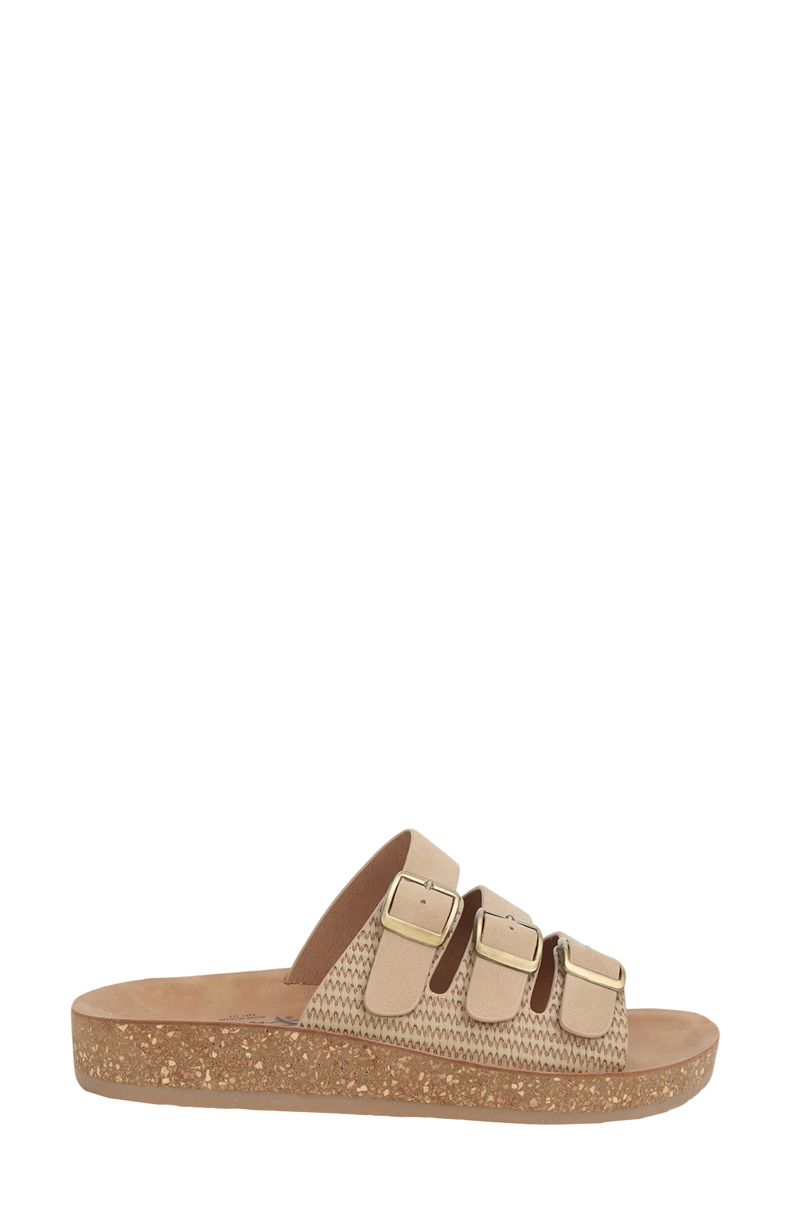 Triple Strap Sandal, Alternate, color, TAUPE