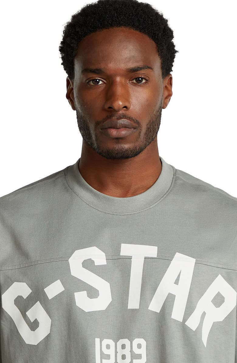 G-STAR Logo Graphic T-Shirt, Alternate, color, Wild Dove