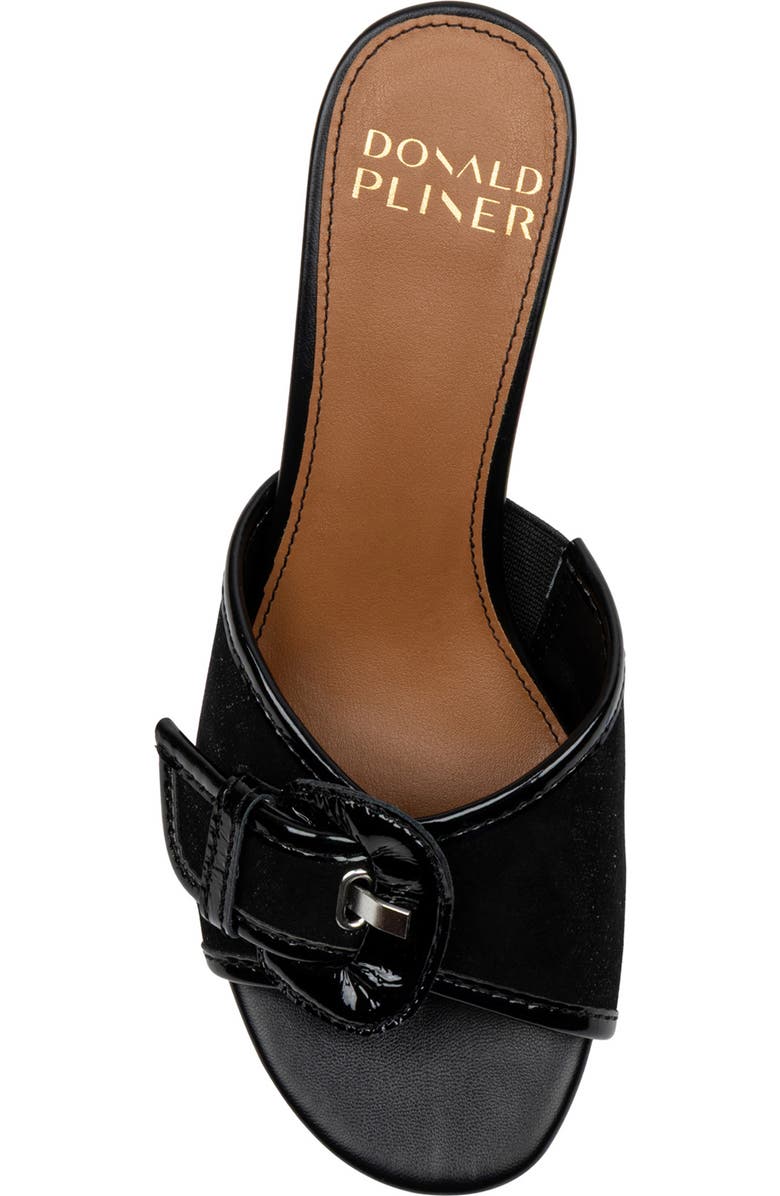 Donald Pliner Buckle Mule, Alternate, color, Black