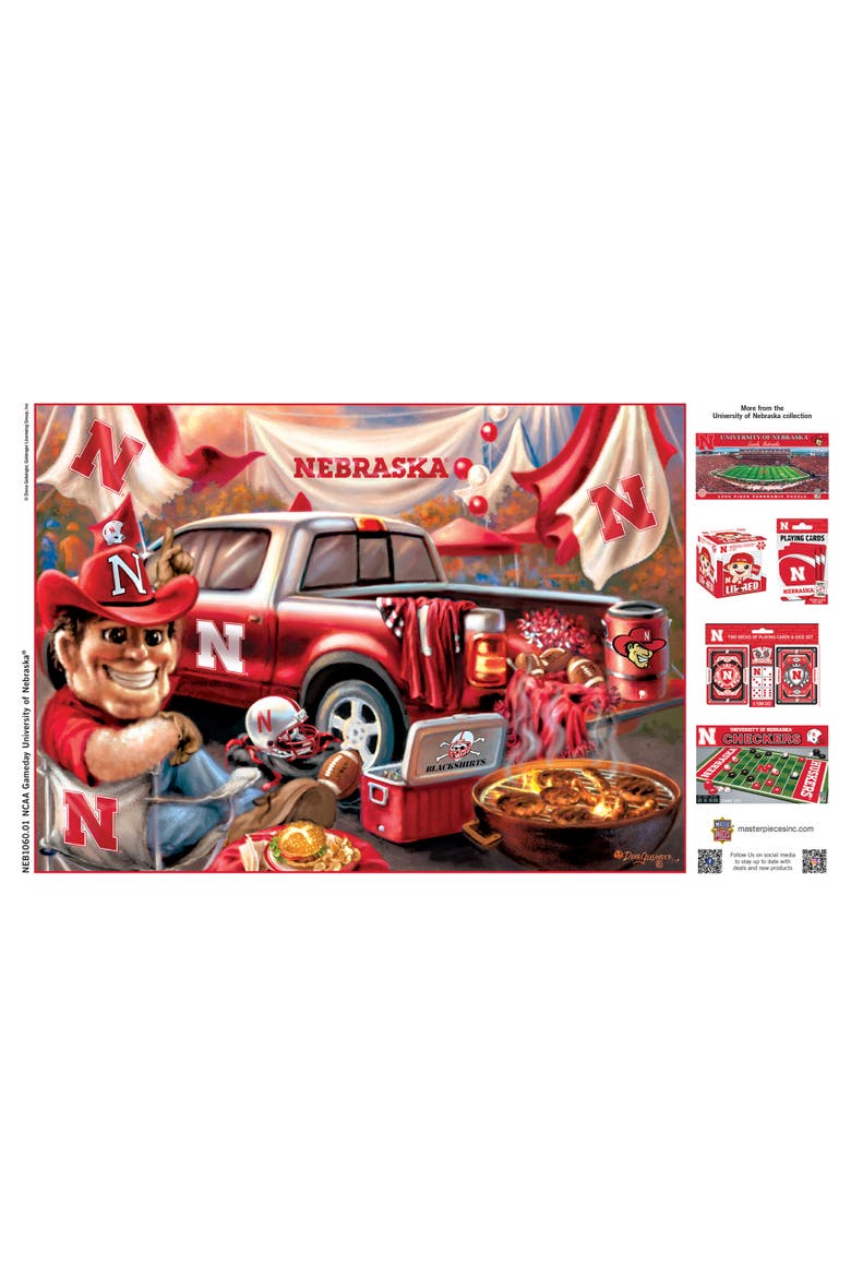 Nebraska Gameday 1000 Piece Puzzle, Alternate, color, Multicolor