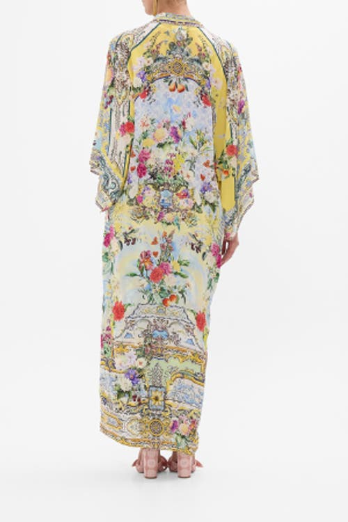 Camilla Kimono Layer With Collar Flor Fantastica In Flor Fantastica
