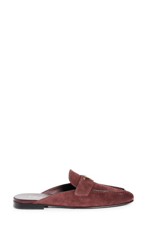 Prada Logo Loafer Mule