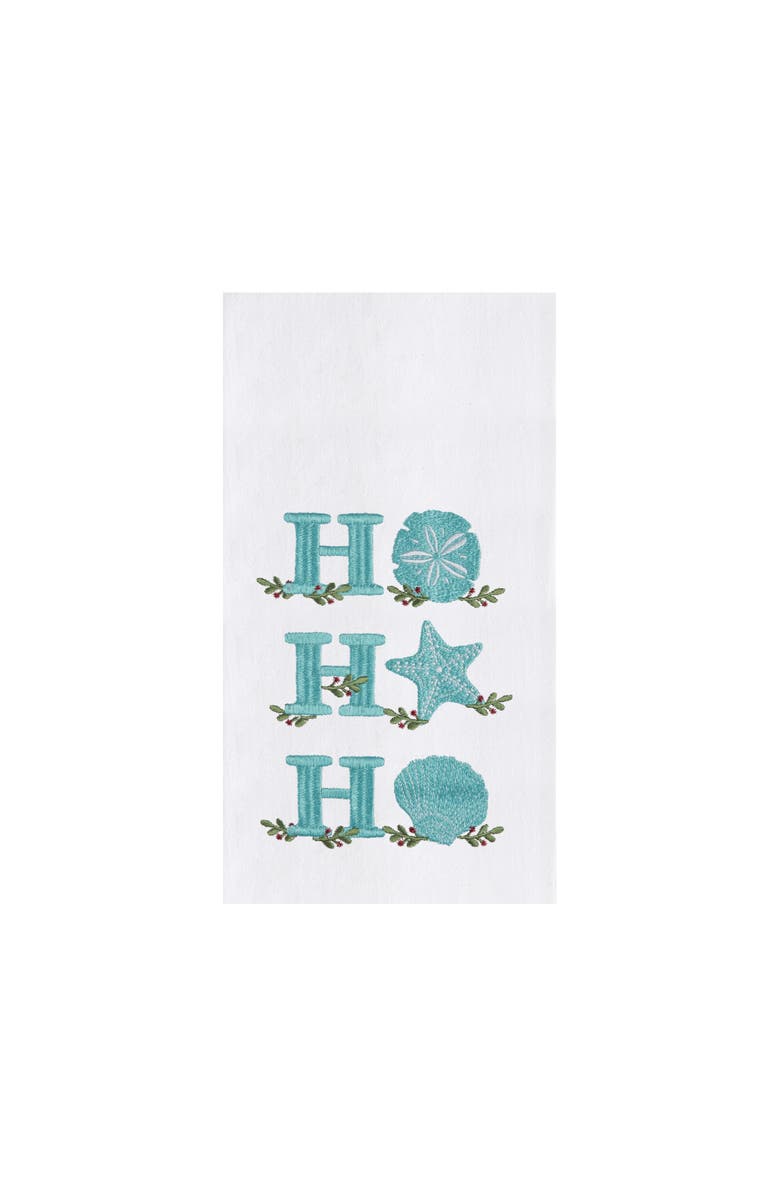 C&F Home Coastal HO HO HO Towel, Main, color, Blue
