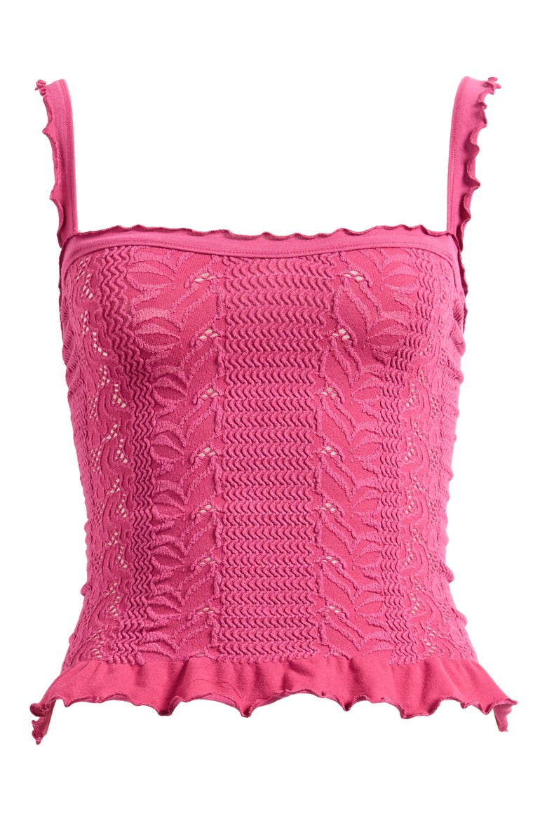 So Soft Square Neck Camisole, Main, color, SANGRIA