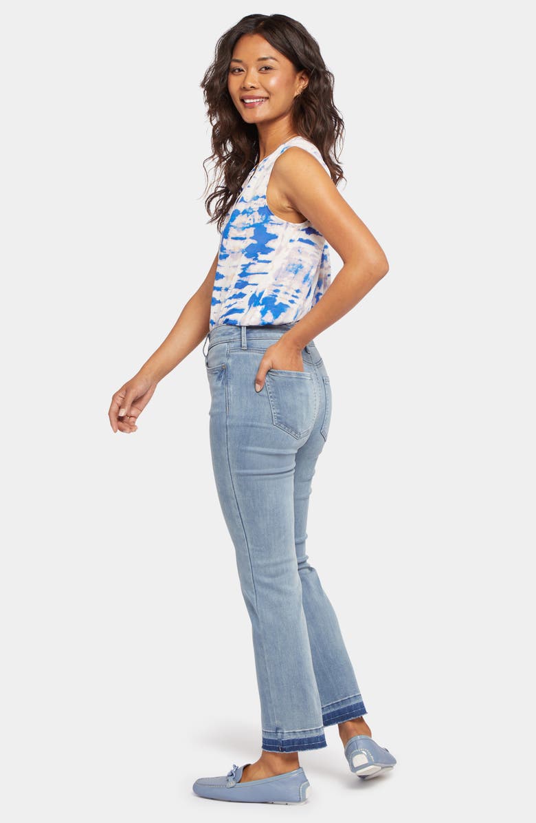 NYDJ Marilyn High Waist Release Hem Ankle Straight Leg Jeans, Alternate, color, 