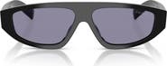 Prada 58mm Irregular Sunglasses