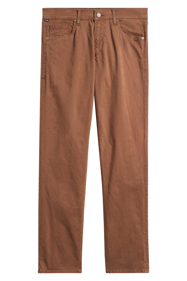 Gage Slim Straight 5-Pocket Pants, Alternate, color, COGNAC LIGHT