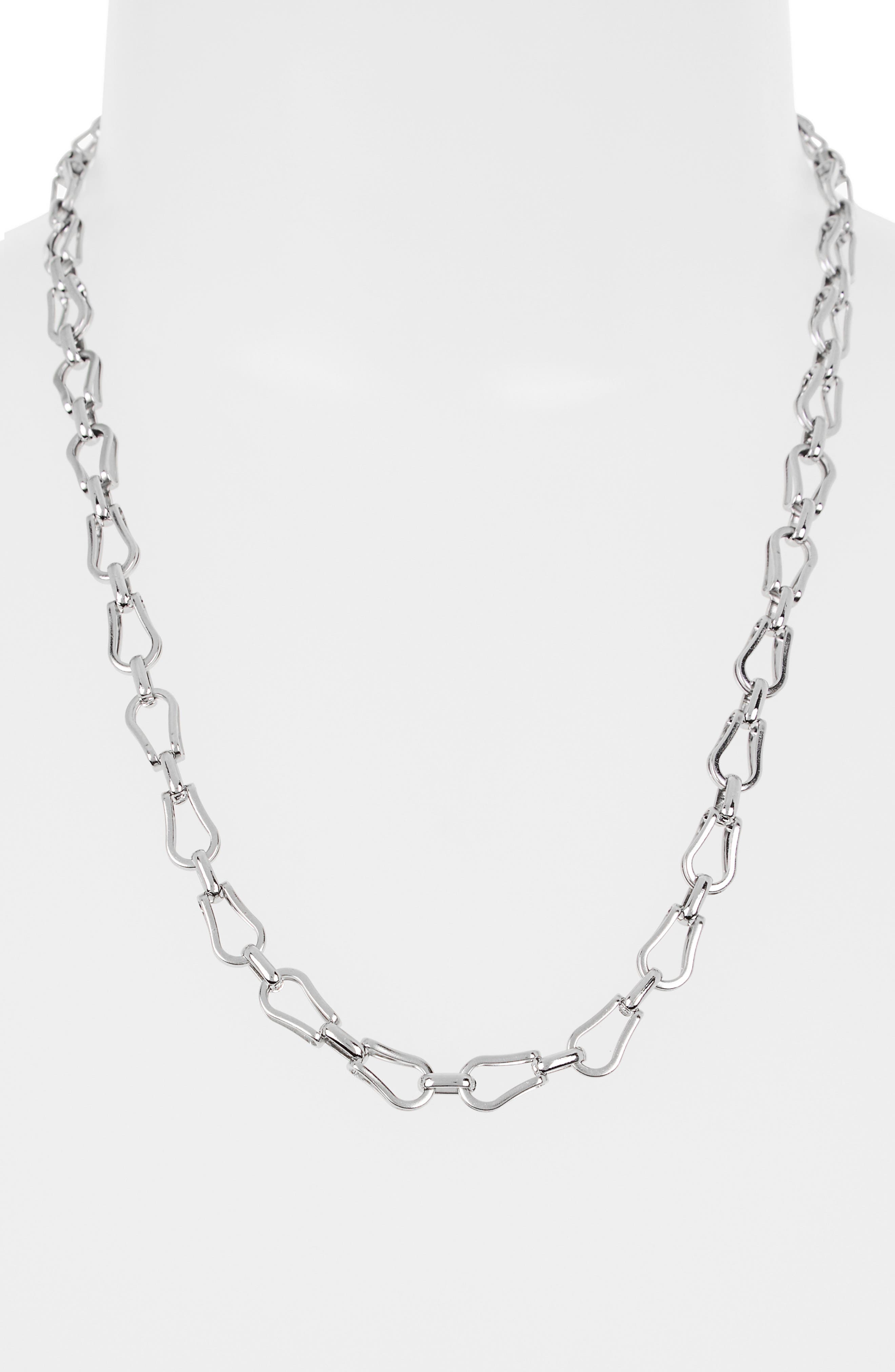 NORDSTROM RACK Stainless Steel Chain Necklace (Men) | Nordstromrack