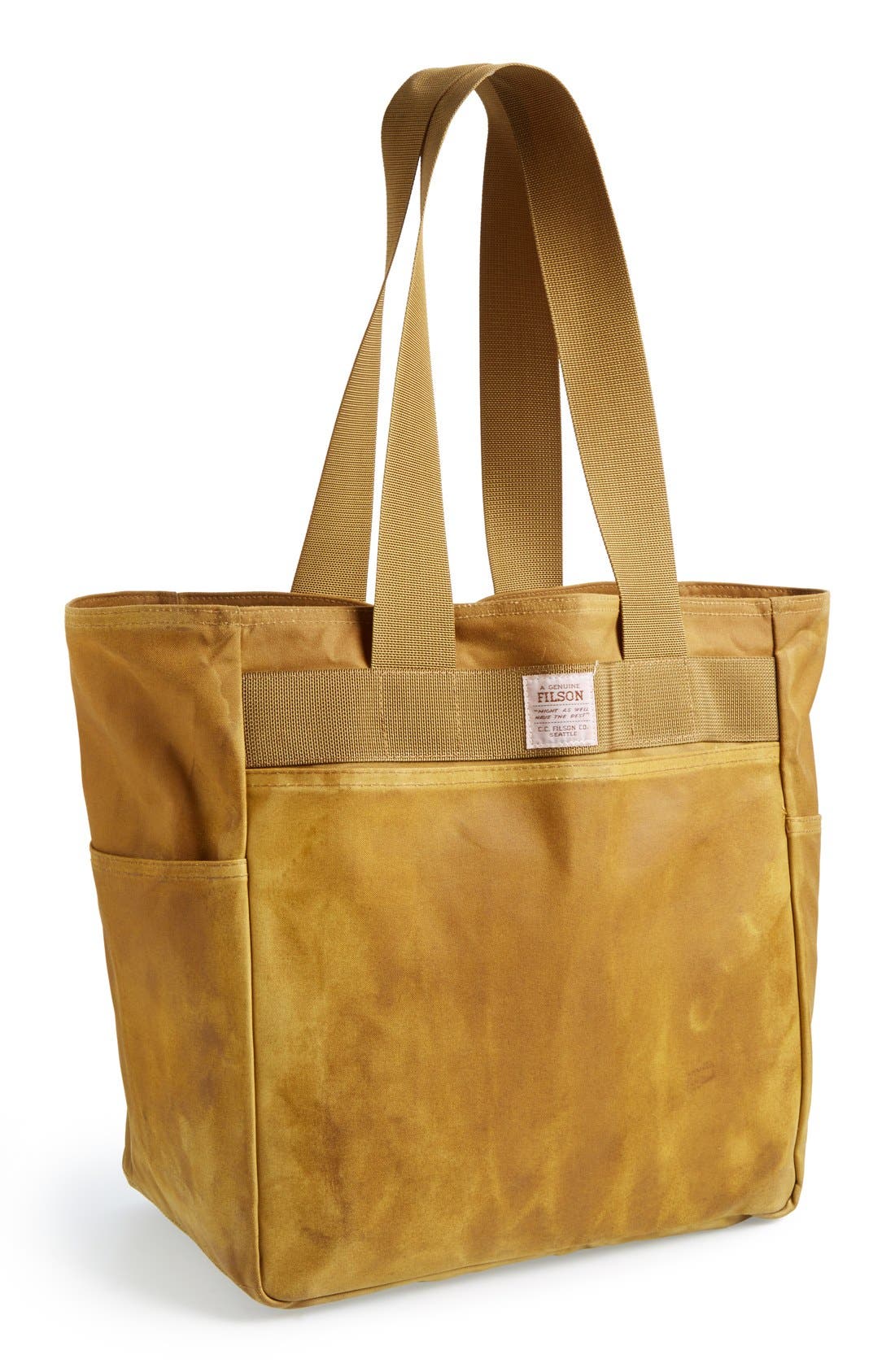 Tin Cloth Tote Bag, Main, color, TAN