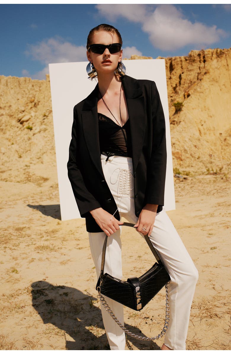 PCFG Boomerang Shoulder Bag, Alternate, color, Black