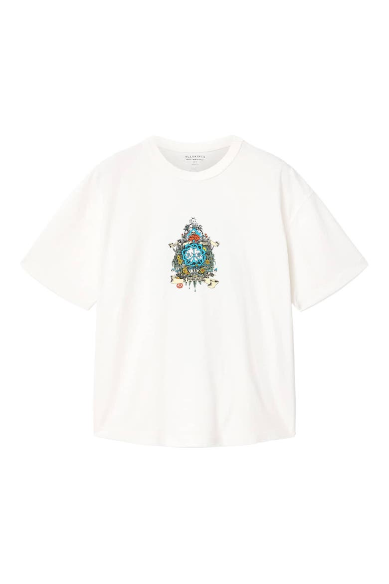 Saviour Crewneck Graphic T-Shirt, Alternate, color, CHALK WHITE
