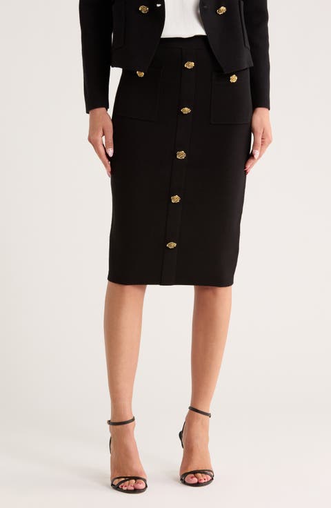 Amira Knit Pencil Skirt