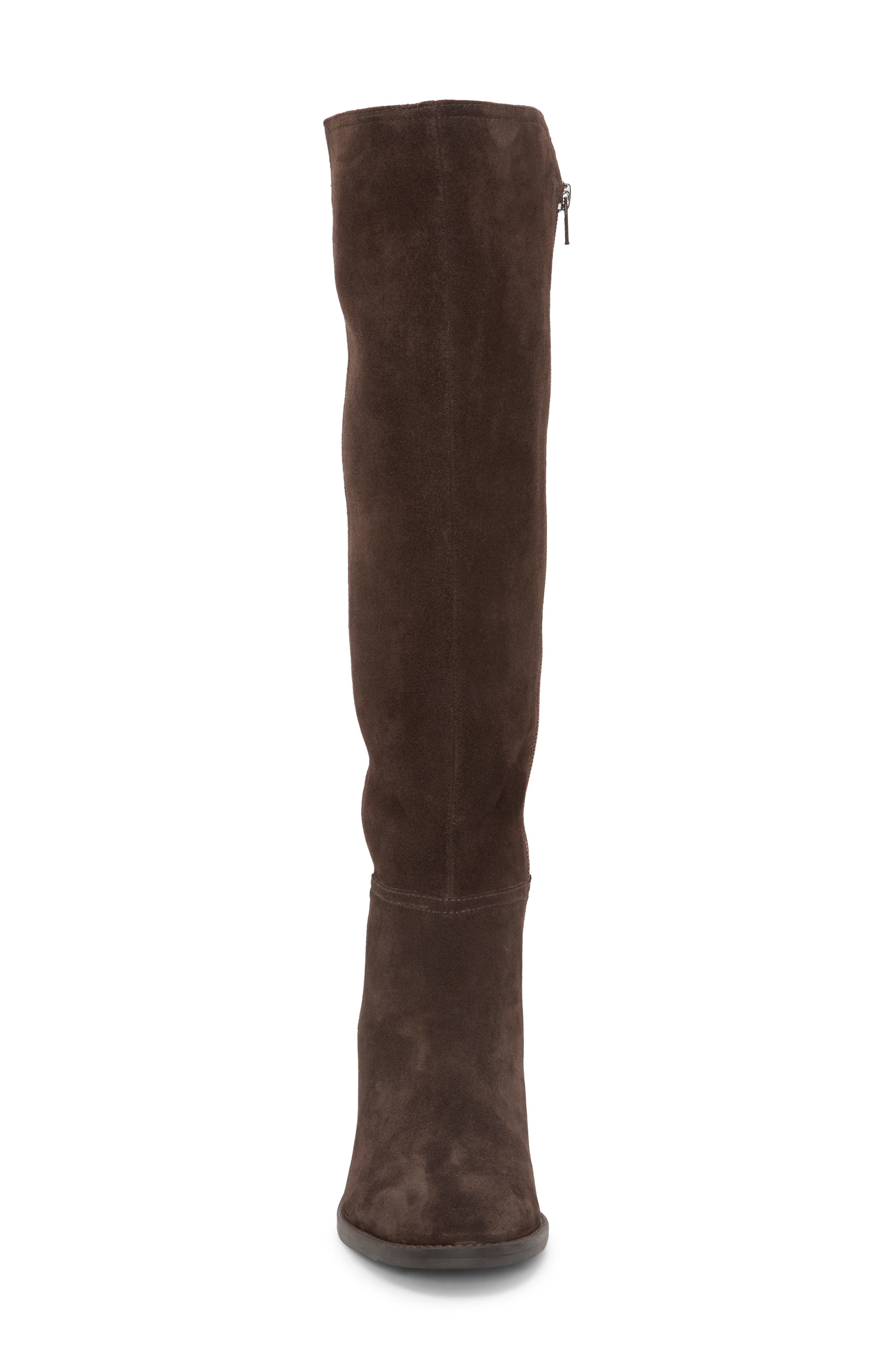 Bonnay Knee High Boot, Alternate, color, DARK CHOCOLATE