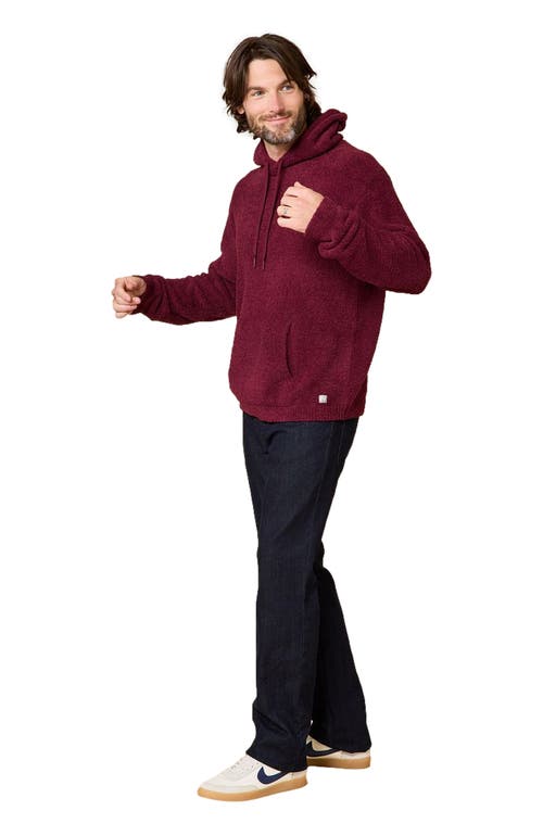 Softies Marshmallow Hooded Sweatshirt In Burgundy