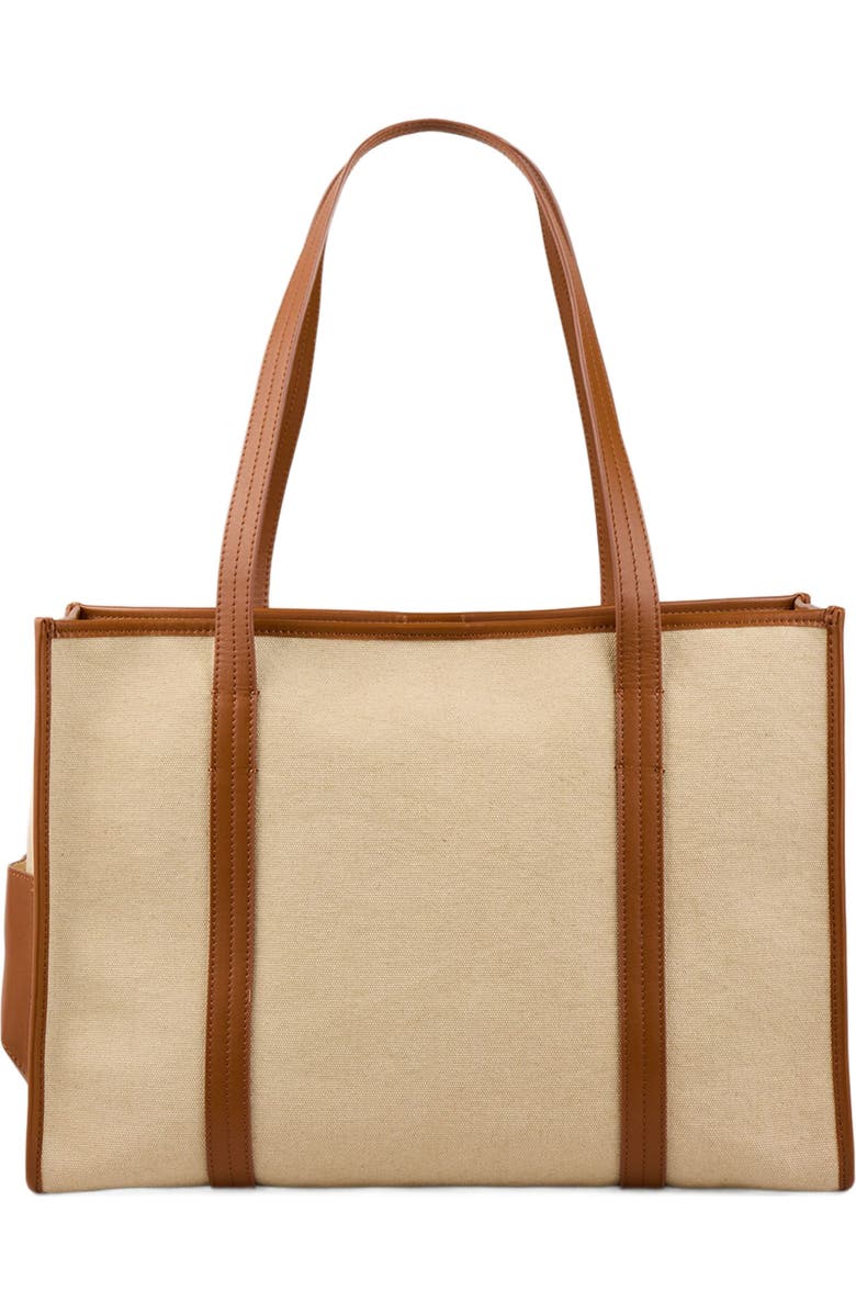 SANDRO Canvas tote bag, Alternate, color,