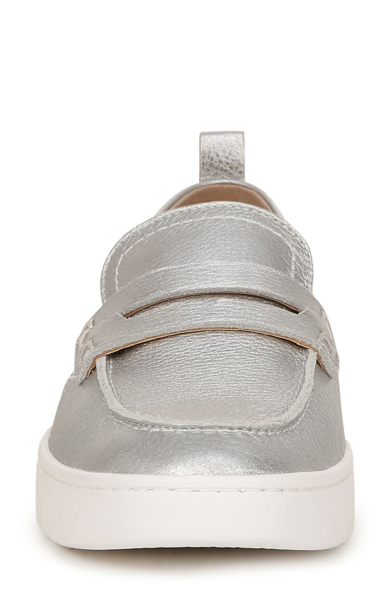 Vionic Uptown Hybrid Penny Loafer, Alternate, color, Silver