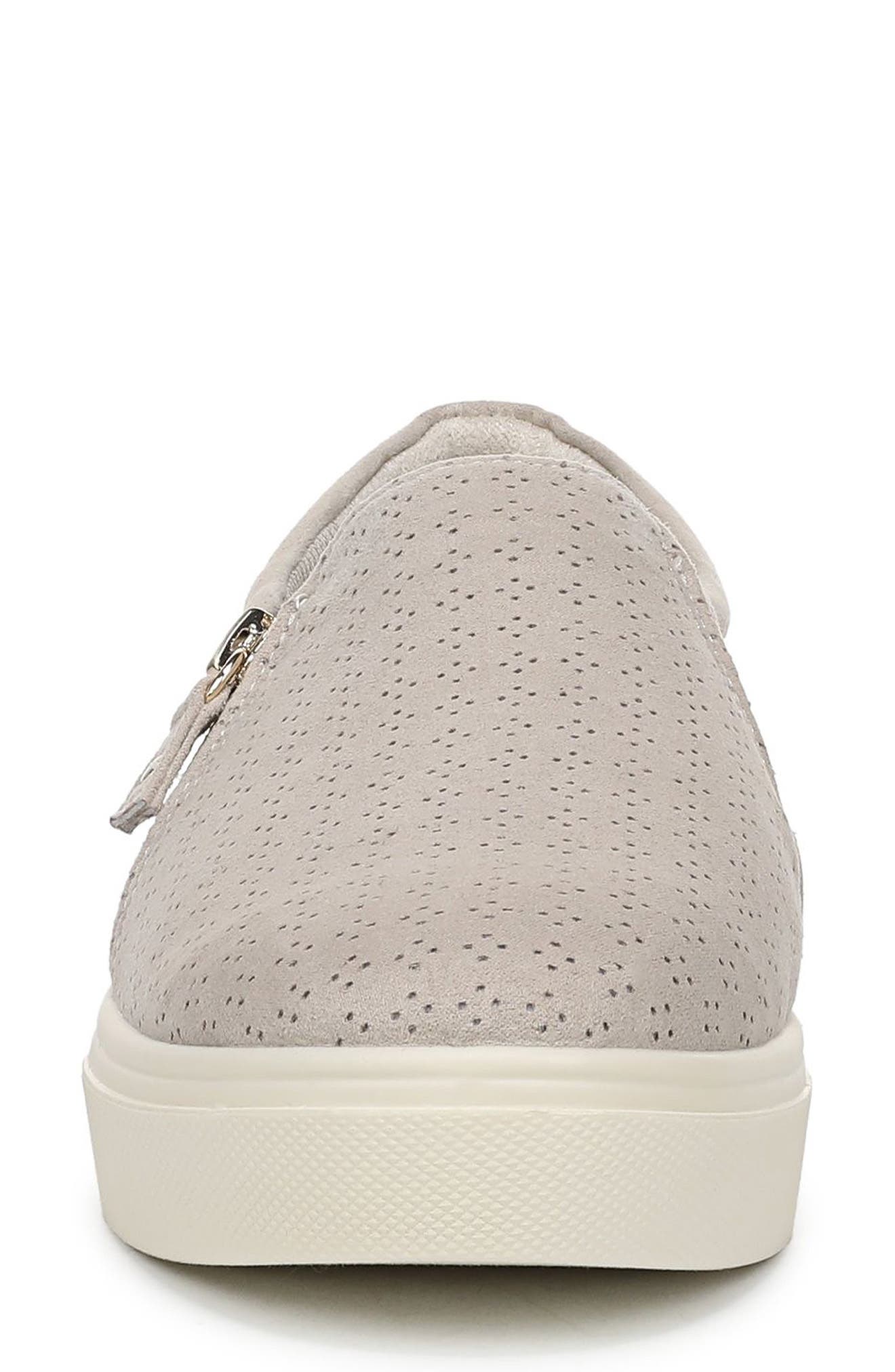 Dr. Scholl's Madison Side Zip Slip-On Sneaker, Alternate, color, Oyster Grey Fabric
