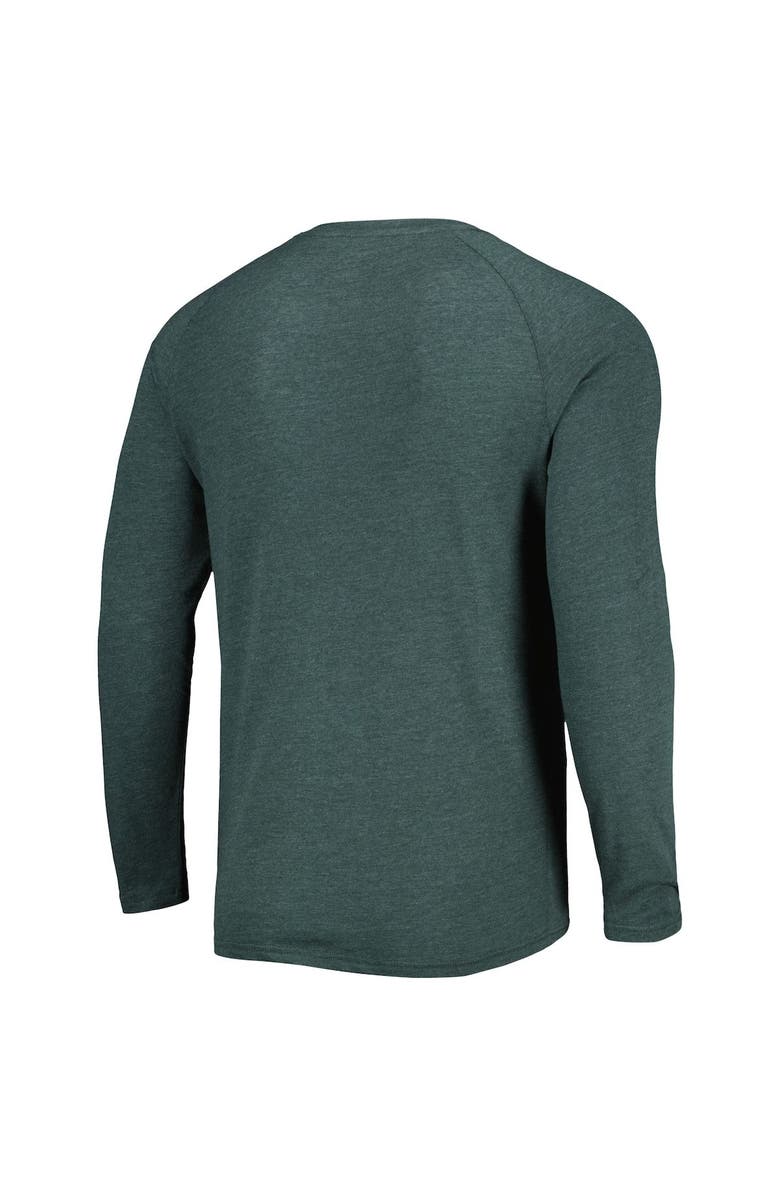 CONCEPTS SPORT Men's Concepts Sport Green Oakland Athletics Inertia Raglan Long Sleeve Henley T-Shirt, Alternate, color, Green