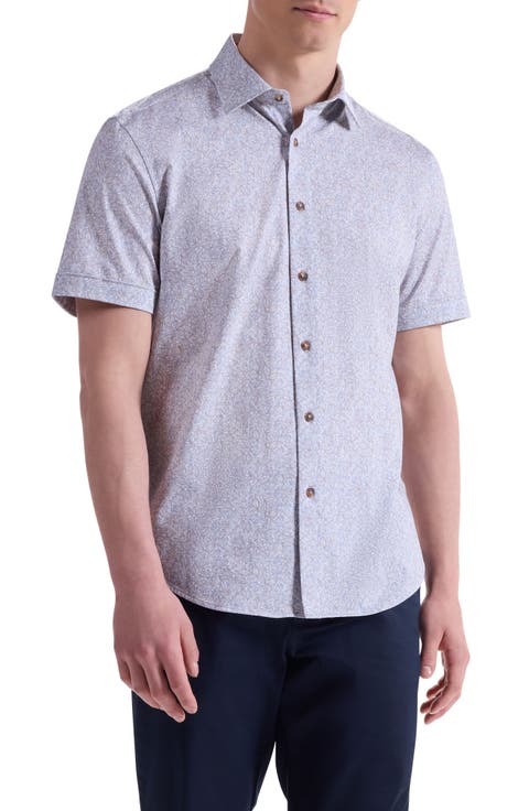 Miles OoohCotton® Short Sleeve Button-Up Shirt