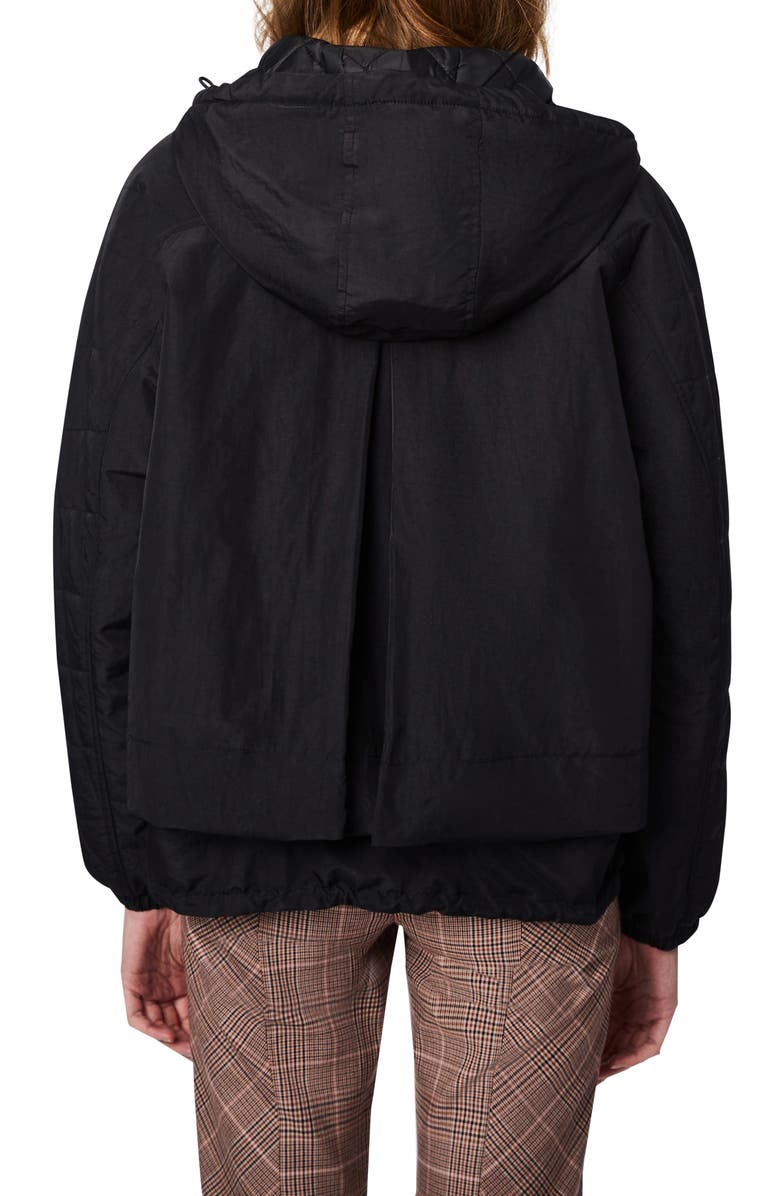 Bernardo Water Repellent Hooded Rain Jacket, Alternate, color,