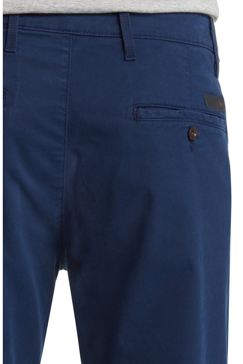 Kullen Flat Front Stretch Sateen Chinos, Alternate, color, AFTER MIDNIGHT
