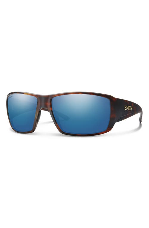 Smith Guide's Choice 62mm Polarized Oversize Wraparound Sunglasses In Brown