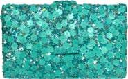 Simitri Floral Sequin Kitsch Clutch