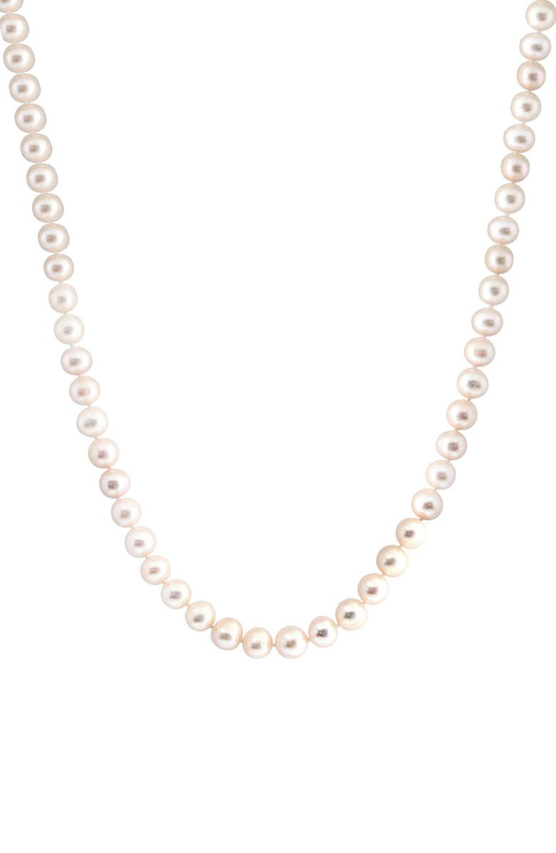EFFY Sterling Silver Freshwater Pearl Necklace, Main, color, 