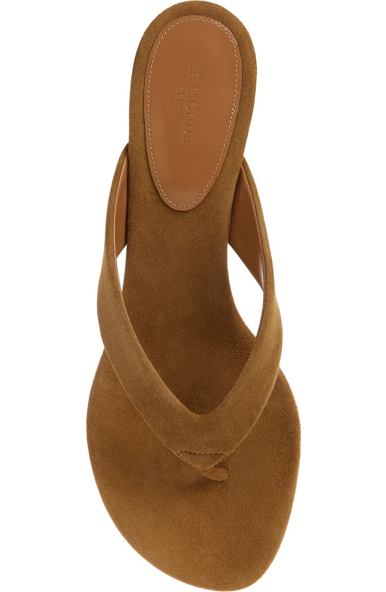 Le Monde Béryl Micro Wedge Flip Flop, Alternate, color, Taupe
