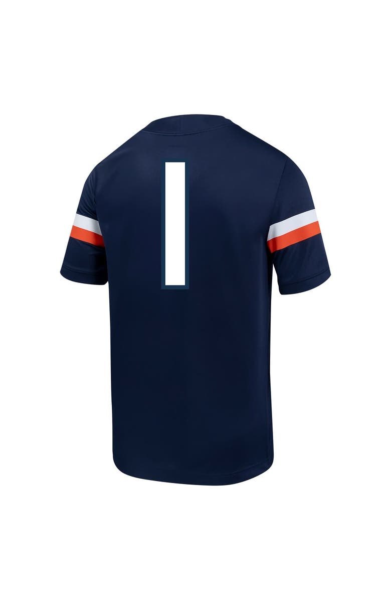 Nike Men's Nike #1 Navy Virginia Cavaliers Untouchable Football Jersey, Alternate, color, Navy