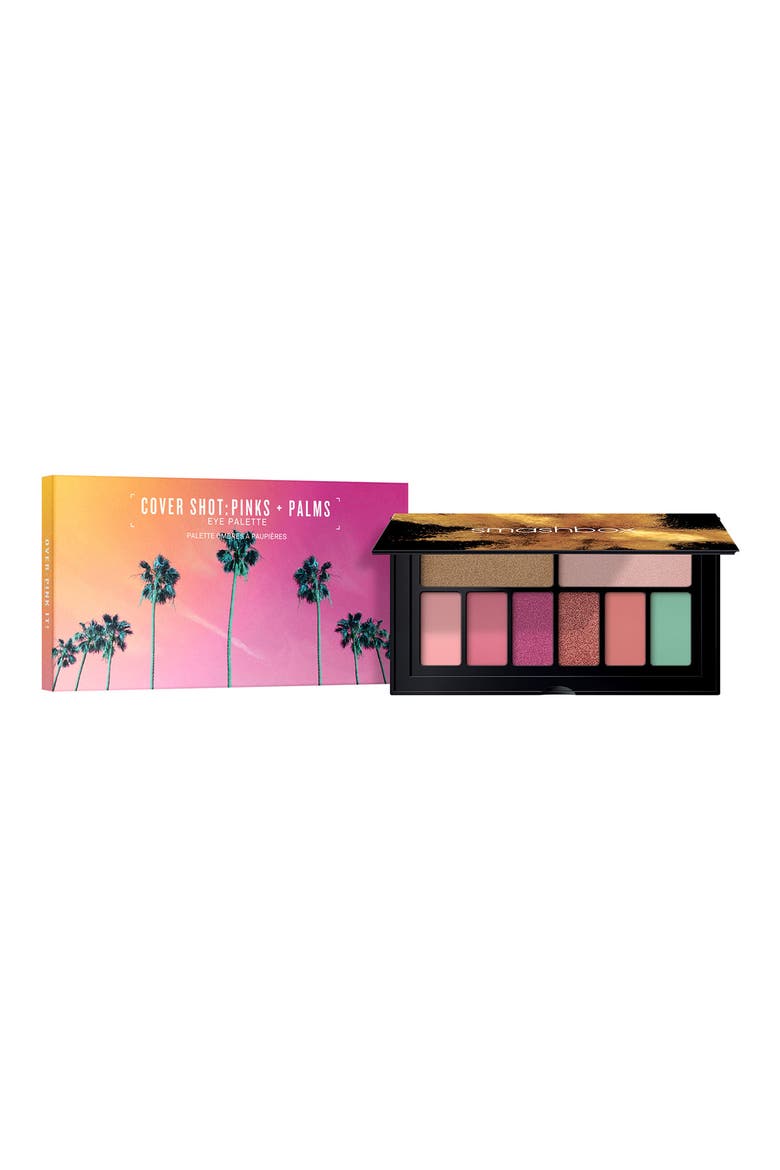 Cover Shot Eyeshadow Palette, Alternate, color, PINKS AND PALMS
