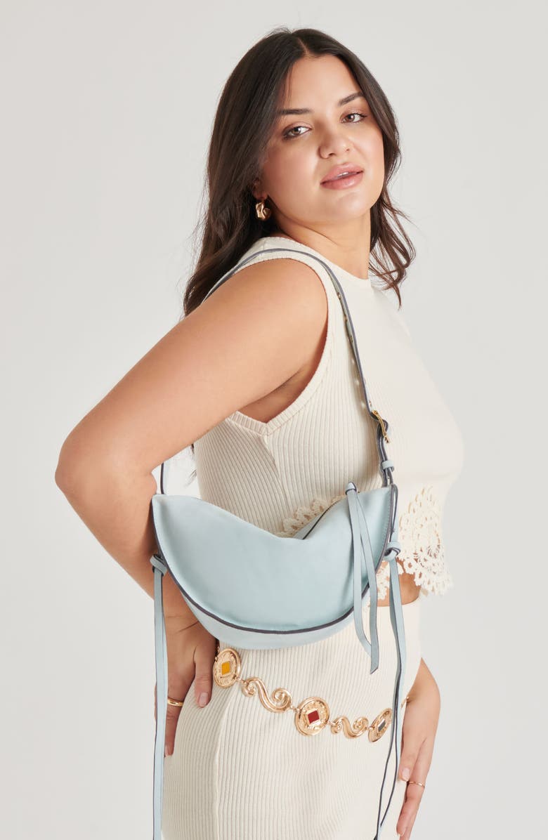 Dolce Vita Verona Leather Shoulder Bag, Alternate, color, Blue