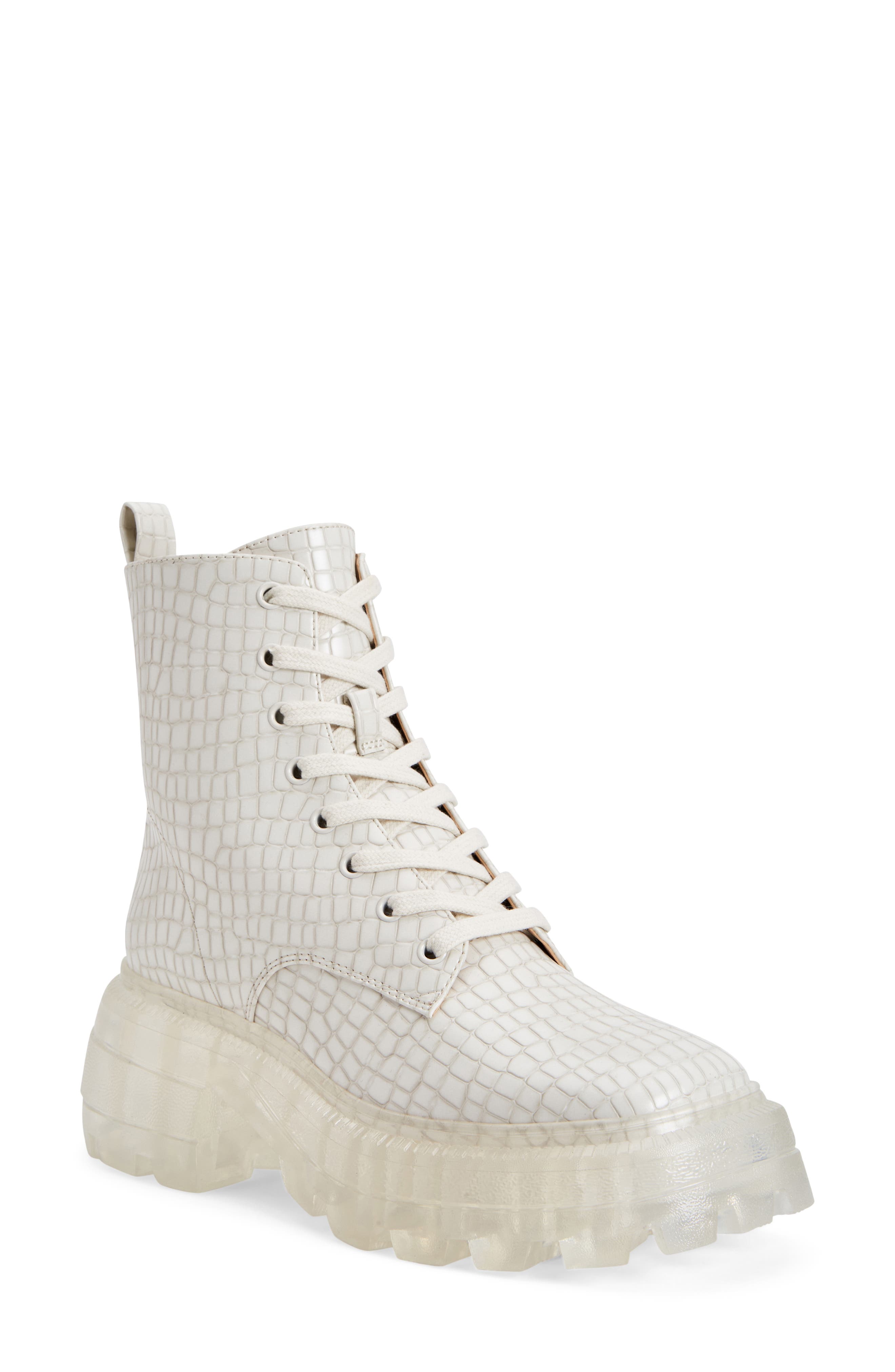 The Geli Combat Boot, Main, color, COTTON