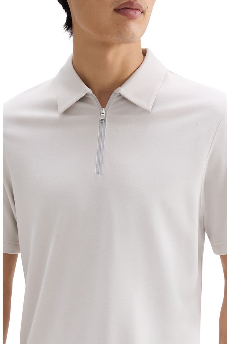 Ryder Zip Polo, Alternate, color, FOG