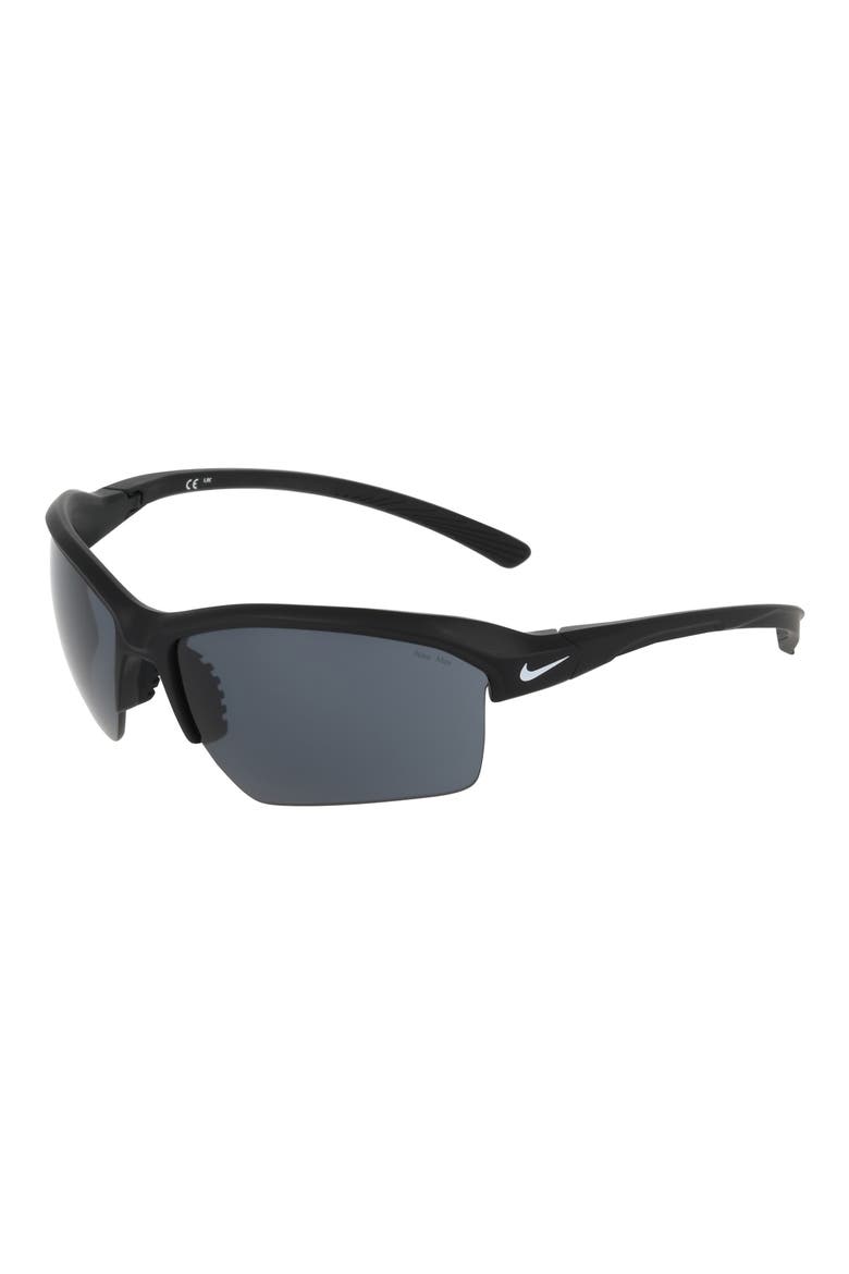 Skylon Rise 70mm Rectangular Sunglasses, Alternate, color, MATTE BLACK / GREY